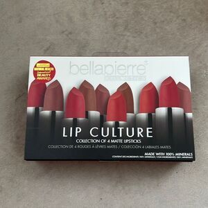 New! Sealed! Bellapierre Lip Culture 4 Matte Lipsticks